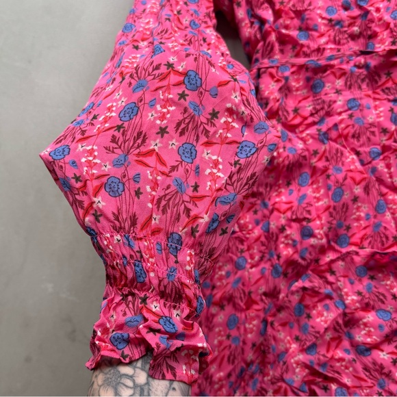 Boden chiffon style waist tie dress - Picture 6 of 7